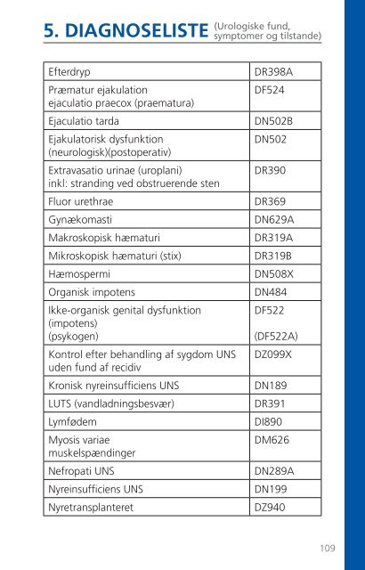 7.1 PROCEDURELIstE - Dansk Urologisk Selskab