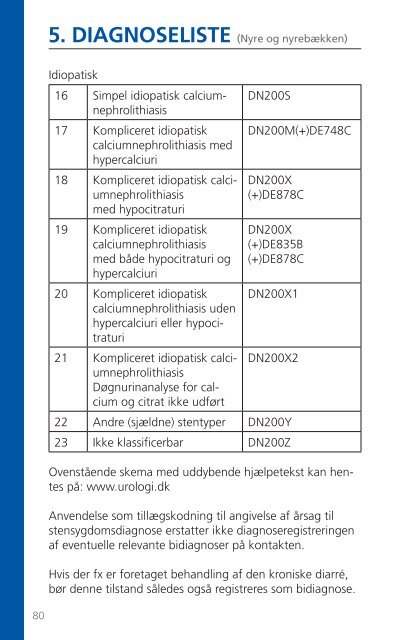 7.1 PROCEDURELIstE - Dansk Urologisk Selskab