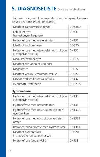 7.1 PROCEDURELIstE - Dansk Urologisk Selskab