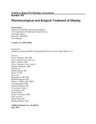 Pharmacological and Surgical Treatment of Obesity: Evidence ...