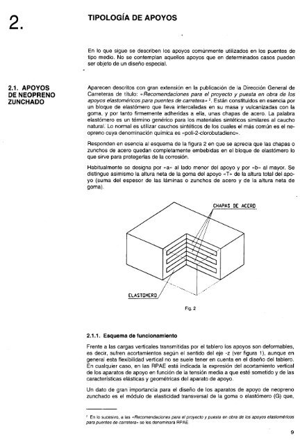 nota tecnica sobre aparatos de apoyo para puentes de carretera