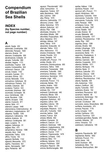 Compendium of Brazilian Sea Shells by E.C.Rios, 2009