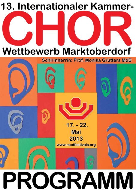 Programmbuch - Bundesvereinigung Deutscher Chorverbände eV