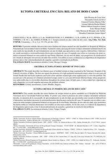 ECTOPIA URETERAL.pdf - RI UFBA - Universidade Federal da Bahia