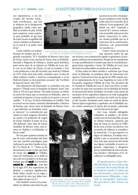 Revista de la Asociación Casa Argentina en León - Pampeando y ...