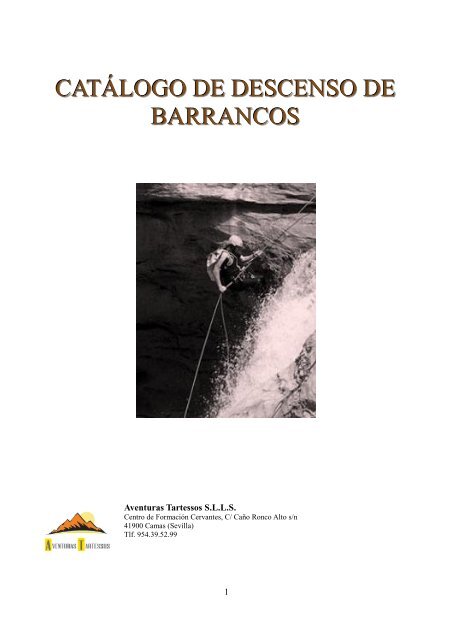 CATÁLOGO DE DESCENSO DE BARRANCOS