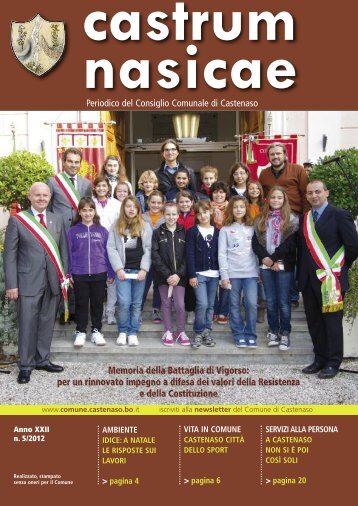 Periodico comunale Castrum Nasicae n. 5 del 2012 - Comune di ...