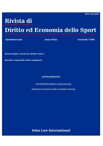 Sentenza Juventus sullo scandalo doping - Rdes.It