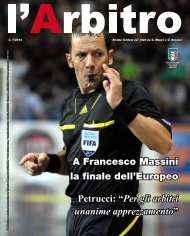 Rivista l'Arbitro 1/2012 - Associazione Italiana Arbitri