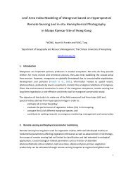 Leaf Area Index Modeling of Mangrove based on Hyperspectral ...