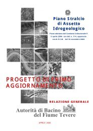 SETTORE DISSESTO GEOMORFOLOGICO - Autorità di Bacino del ...