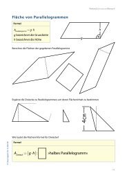 Aufgaben Parallelogramm Dreieck - Wieland-Gymnasium Biberach