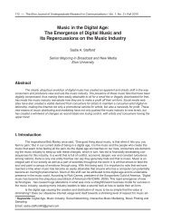 Music in the Digital Age: The Emergence of Digital ... - Elon University