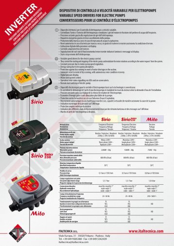 INVERTER - Italtecnica Srl