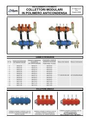 COLLETTORI MODULARI IN POLIMERO ANTICONDENSA - Rbm