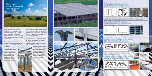 Sistemi modulari per serre fotovoltaiche - Lamieredil spa