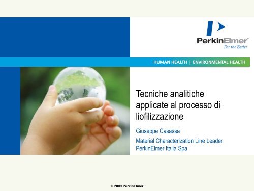 Tecniche analitiche applicate al processo di liofilizzazione - Farmacia