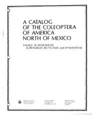 A catalog of the coleoptera of america north - Smithsonian, National ...