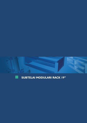 SUBTELAI MODULARI RACK 19” - OMP Mechtron