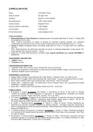 curriculum vitae - Azienda USL Valle d'Aosta