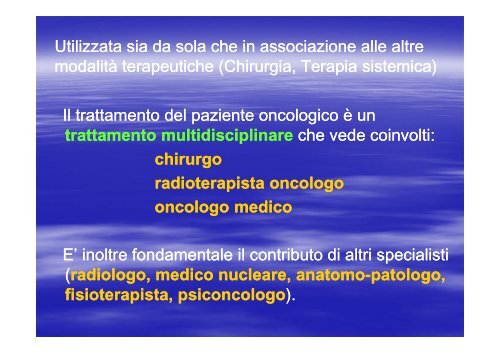 Generalità - Facoltà di Medicina e Chirurgia