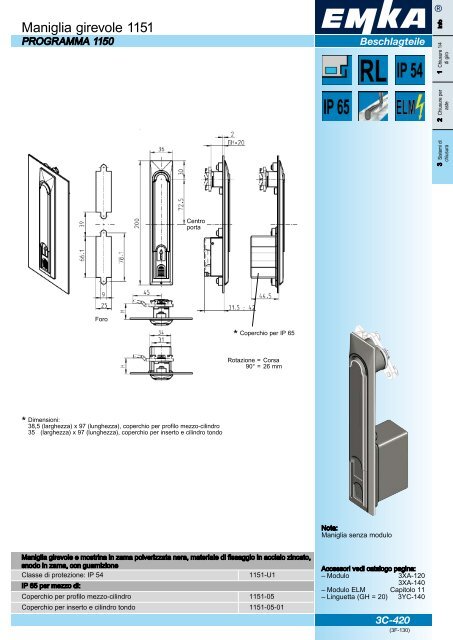 Sistemi di chiusura modulari - Catalogo generale - 2011 - EMKA ...