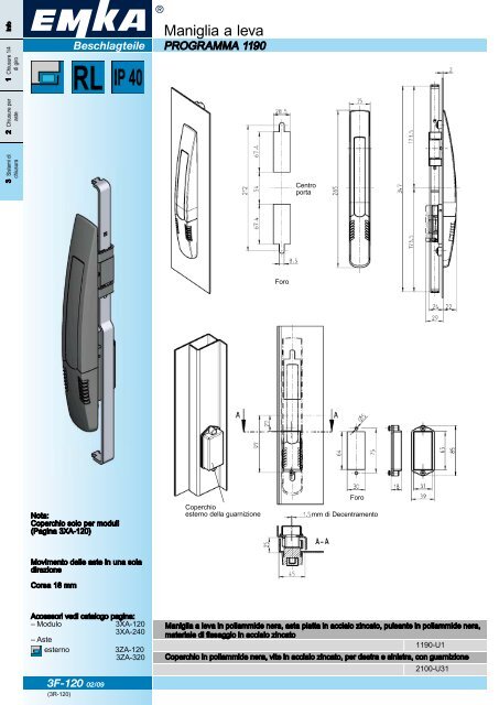 Sistemi di chiusura modulari - Catalogo generale - 2011 - EMKA ...