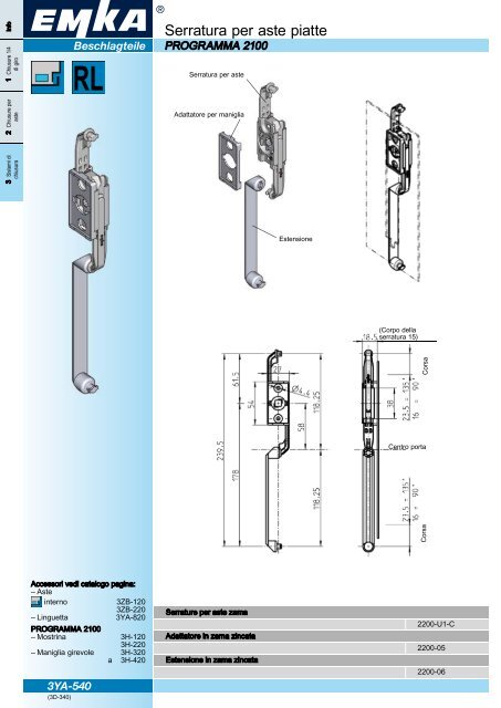 Sistemi di chiusura modulari - Catalogo generale - 2011 - EMKA ...