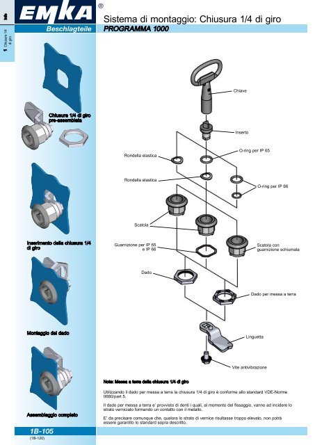 Sistemi di chiusura modulari - Catalogo generale - 2011 - EMKA ...