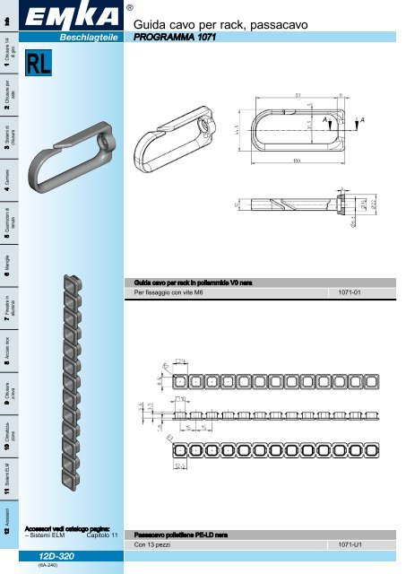 Sistemi di chiusura modulari - Catalogo generale - 2011 - EMKA ...