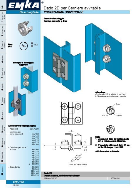 Sistemi di chiusura modulari - Catalogo generale - 2011 - EMKA ...