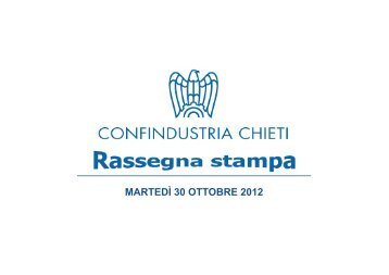 30/10/2012 - Confindustria - Chieti