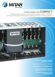 Centrali modulari serie COMPACT