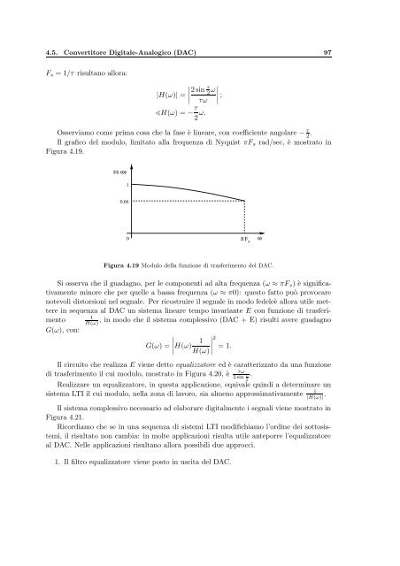 Elaborazione Numerica dei Segnali