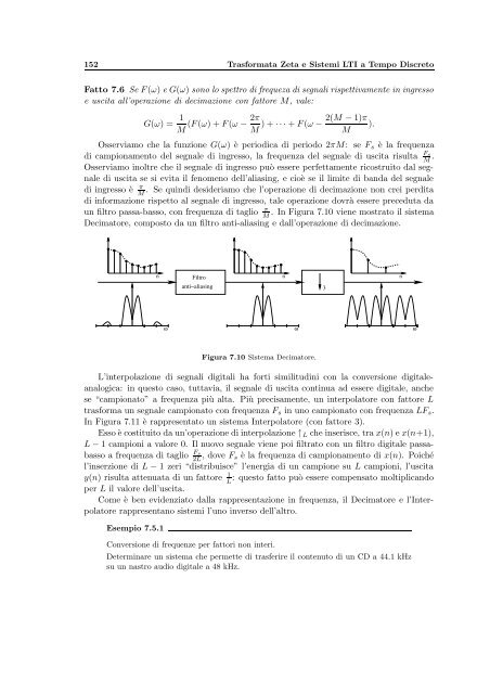 Elaborazione Numerica dei Segnali