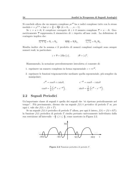 Elaborazione Numerica dei Segnali