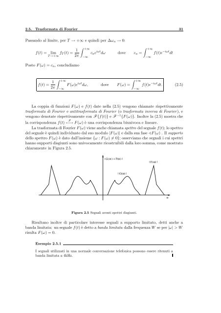 Elaborazione Numerica dei Segnali