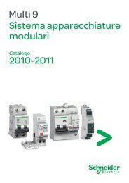 Multi 9 Sistema apparecchiature modulari