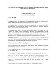 Ley No. 449-06 que modifica la Ley - Archivo General de la Nación
