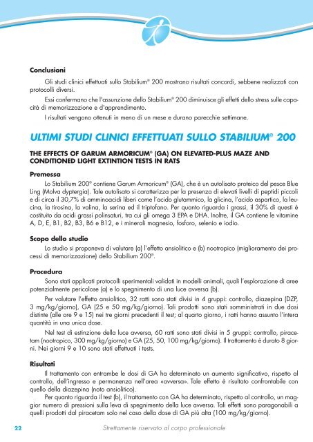 analisi dei risultati ottenuti con stabilium® 200 - Sulfaro