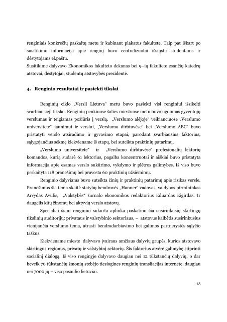 2012 m. gegužės-spalio mėn. renginių ataskaita - Ūkio ministerija