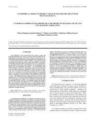 an empirical model to predict yield of rainfed dry bean - Revista ...