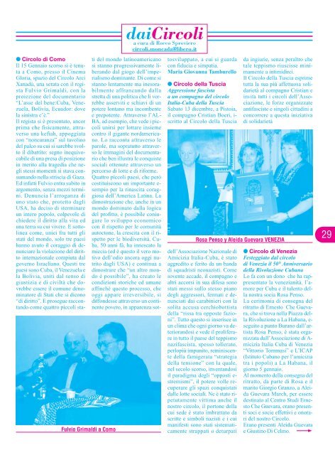 el Moncada in biblioteca - Associazione di amicizia Italia-Cuba