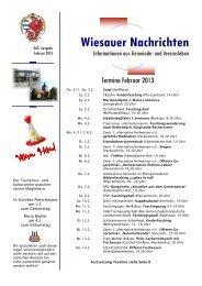 Februar 2013 - Markt Wiesau