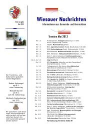 Mai 2013 - Markt Wiesau