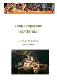 Camp Compagnons « MATERNUS » - Réseau SGDF Blogs - Scouts ...