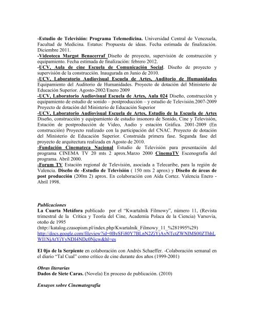 Rafael Marziano.pdf - Saber UCV - Universidad Central de Venezuela