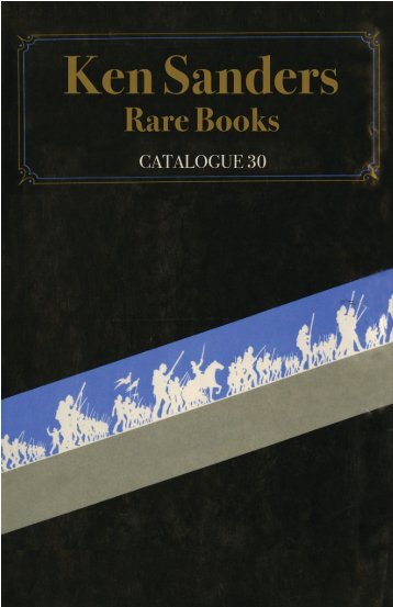 Download Catalog 30 Now - Ken Sanders Rare Books
