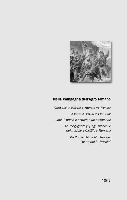 Marziano Ciotti l'occhio dritto di Garibaldi - La tana dell'orso