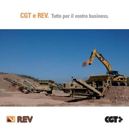 CGT e REV. Tutto per il vostro business.